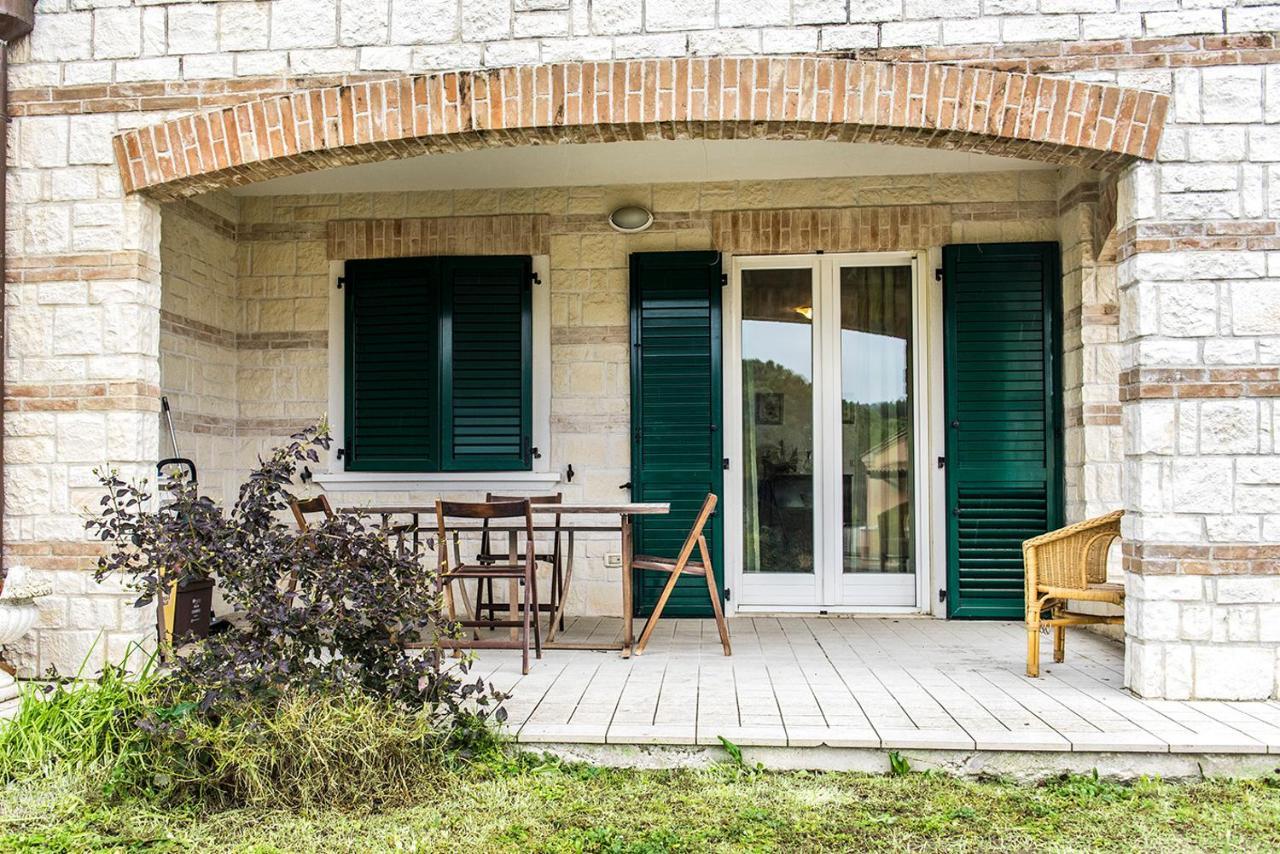 S287 - Sirolo, Villetta Con Giardino Vicino Al Centro Ngoại thất bức ảnh
